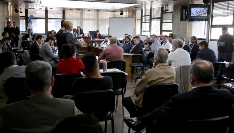 Diego Barrera durante su declaración Foto: Maximiliano Ríos/MDZ