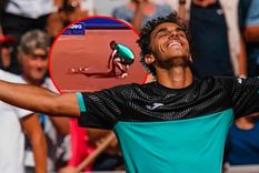 El festejo de Cerúndolo en Bastad dejó una situación insólita.