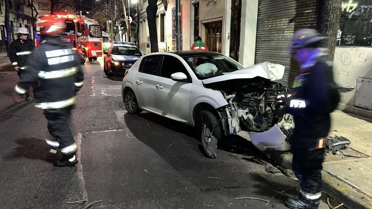 El accidente tuvo lugar en la calle Sáenz Peña al 1100 Foto: 24Con