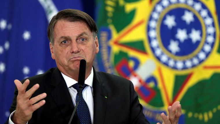 El presidente de Brasil, Jair Bolsonaro, indicó que finalmente no se vacunará Foto: RT