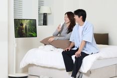 La TV táctil The Moving Style de Samsung combina portabilidad, batería y diseño en un mismo dispositivo.