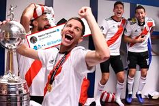 Nacho Fernández le hizo un guiño a los hinchas de River en redes sociales.