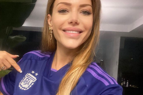Evangelina Anderson Hincha en primera fila. Foto: Fuente: imagen - instagram @evangelinaanderson