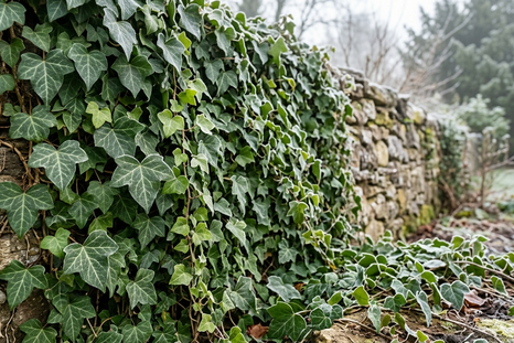 La hiedra resiste al frío. Fuente. IA Gemini. La hiedra resiste al frío. Fuente. IA Gemini.