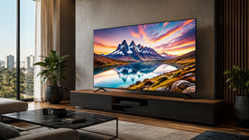 El televisor Samsung QLED de 65 pulgadas combina resolución 4K, funciones inteligentes y conectividad para streaming y videojuegos. El televisor Samsung QLED de 65 pulgadas combina resolución 4K, funciones inteligentes y conectividad para streaming y videojuegos.