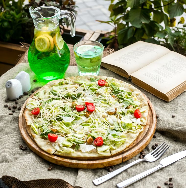 Pizza de palta. Foto: Freepik