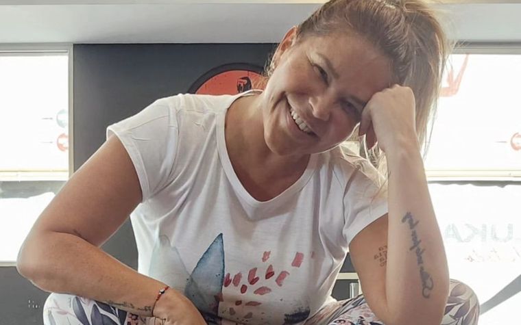 Nazarena Vélez mostró orgullosa sus avances en el gym. Foto: Instagram  Nazarena Vélez