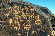 Los petroglifos del desierto del Neguev corren peligro. Foto: Dpa.