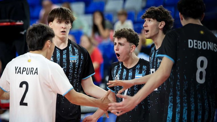 Valentín Yapura, el mendocino figura en el Mundial de vóley sub-17 Foto: Gentileza