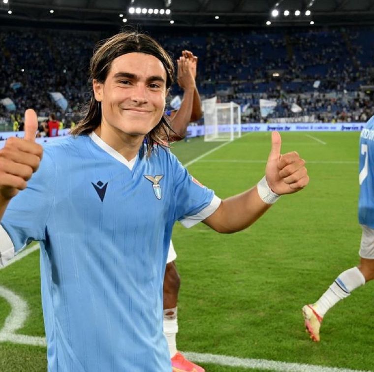 Luka Romero debutó en la Serie A. Foto: Lazio