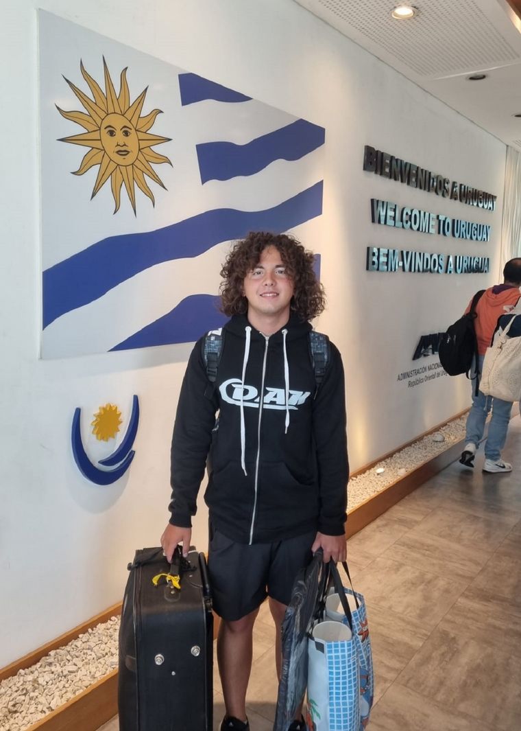 Lautaro Arjona y un récord mundial para Mendoza. Foto: Prensa Regatas