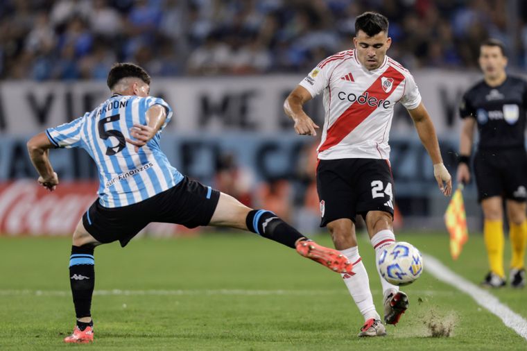Marcos Acuña volvió al país en 2024, pero eligió River Plate y no Racing, lo que provocó enojos en los fanas de la Acadé