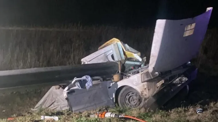 El choque ocurrió en la Ruta Nacional 19, entre El Tío y El Fuertecito.