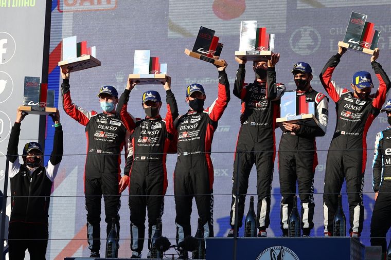 Nuevo 1-2 de Toyota en el WEC. Foto: @TGR_WEC