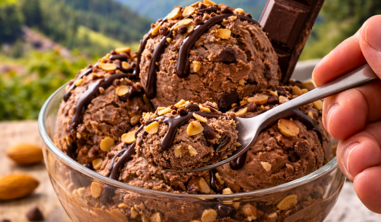 Perfecto para el verano, este helado artesanal de chocolate con almendras te encantará Perfecto para el verano, este helado artesanal de chocolate con almendras te encantará