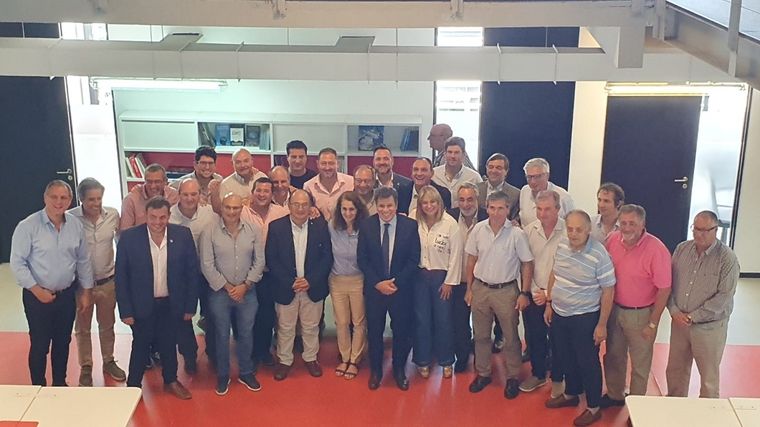 Estuvieron 27 de los 32 intendentes radicales de la provincia Foto: Prensa