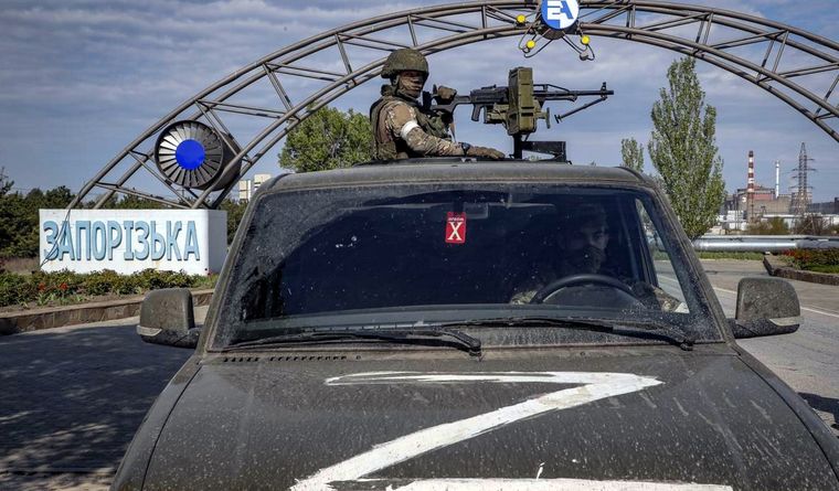 Central nuclear de Zaporiyia La central nuclear Zaporiyia es controlada por Rusia. Foto: Efe.