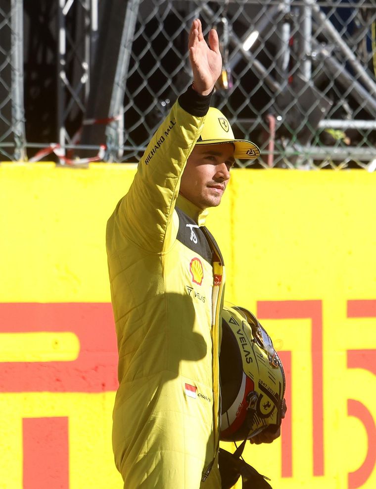 Charles Leclerc dominó la clasificación en Monza. Foto: EFE