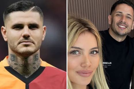 Un fuerte cruce. Créditos: Instagram / wanda_nara / Archivo MDZ Un fuerte cruce. Créditos: Instagram / wanda_nara / Archivo MDZ