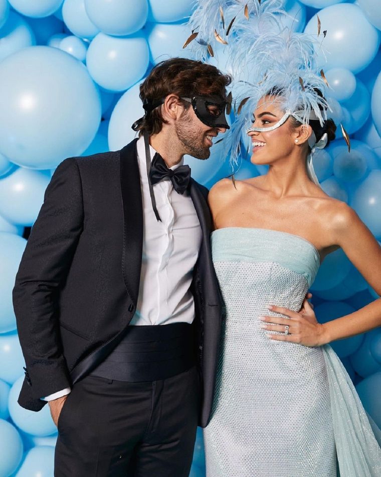 El evento del año en un palacio de lujo, al que fueron los españoles más reconocidos de internet Marta Lozano y Lorenzo Remohi. Foto: Instagram