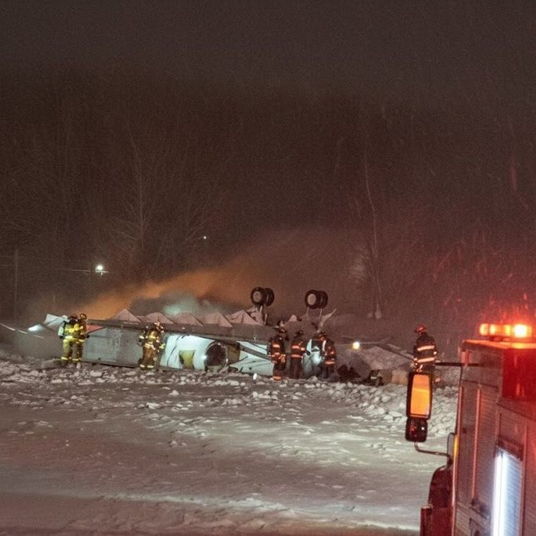 Avión estrellado Maine Estados Unidos