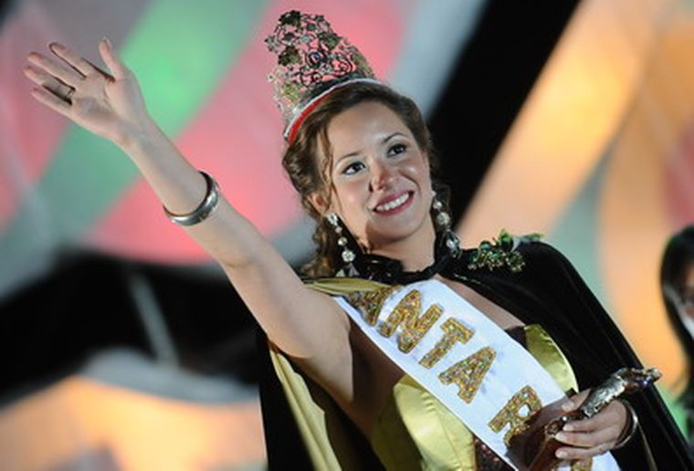 Daiana Alexia Guiñazú, la reina vendimial de Santa Rosa. Foto: Pachy Reynoso/MDZ