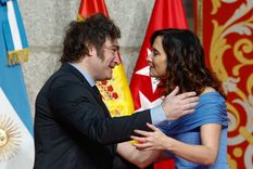 Los diarios españoles explotaron tras la visita de Javier Milei a España. Foto: EFE