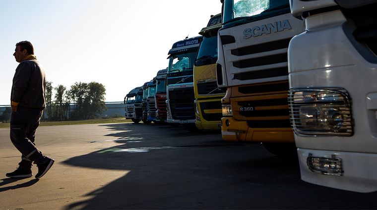 Camiones de carga Imagen ilustrativa Foto: FADEEAC