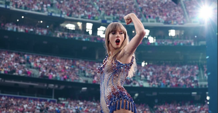 La exitosa cantante y actriz de 33 años se encuentra en Buenos Aires, Argentina Foto: Instagram @taylorswift