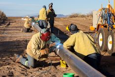 Los trabajos del gasoducto van desde la ruta 143 hasta la Ciuda de San Rafael. Foto: Municipalidad de San Rafael