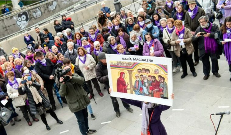 La Revuelta de Mujeres en la Iglesia cobra vigor en España Foto: EFE