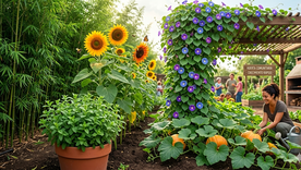 Plantas que crecen rápido. Fuente: IA Gemini.