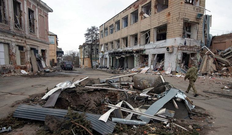 Ucrania sigue siendo bombardeada por Rusia. Foto: Efe.