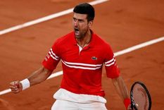 Festeja Nole: Roland Garros le hizo un guiño al serbio.