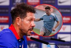 El Cholo volvió a elogiar a Julián, aunque ¿le tiró un palito? Foto: @Atleti El Cholo volvió a elogiar a Julián, aunque ¿le tiró un palito? Foto: @Atleti