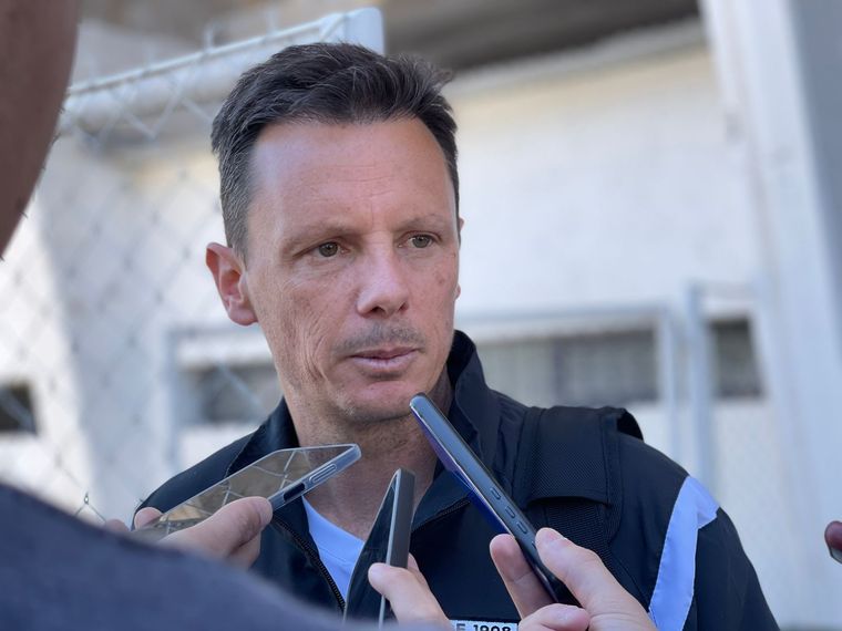 Luca Marcogiuseppe se tiene fe para la vuelta. Foto: Fabián Salamone / MDZ