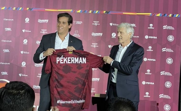 El argentino ya fue presentado en su nueva Selección. Foto: Twitter @FutVe_Goleador