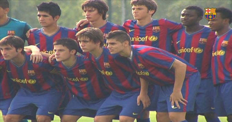 Icardi cuando jugaba en el Fútbol Club Barcelona. Icardi cuando jugaba en el Fútbol Club Barcelona.