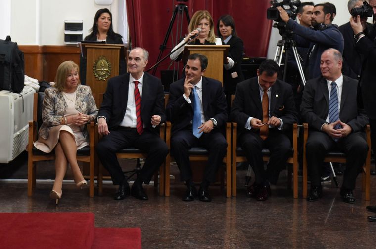 Olga Pura arrabal Olga Pura junto al resto de los jueces de la Cámara Federal de Apelaciones.