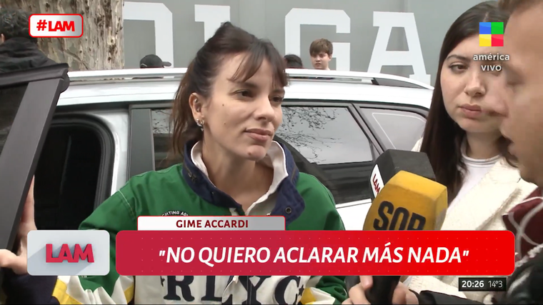 Gimena Accardi volvió a hablar de la separación con Nicolás Vázquez. Foto: captura de video/ América TV. Gimena Accardi volvió a hablar de la separación con Nicolás Vázquez. Foto: captura de video/ América TV. 
