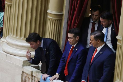 Santiago Caputo protagonizó un duro cruce con el diputado Facundo Manes. Foto: Noticias Argentinas Santiago Caputo protagonizó un duro cruce con el diputado Facundo Manes. Foto: Noticias Argentinas