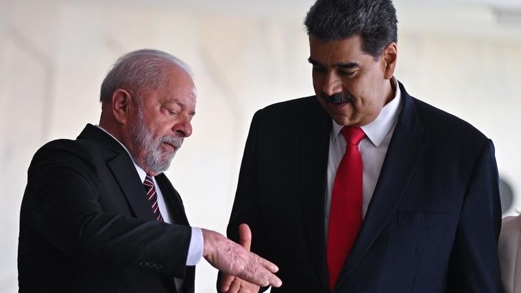 Lula y Maduro tienen una muy buena relación. Foto: BBC