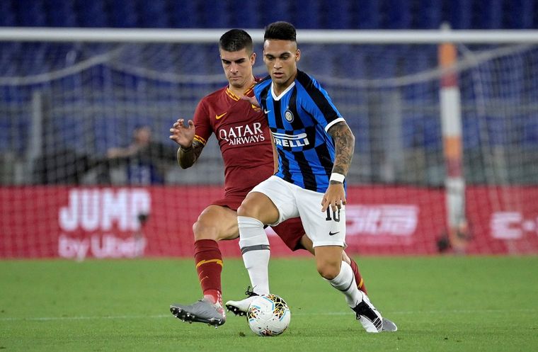 Lautaro fue titular en el Inter. Foto: EFE
