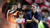 Gallardo y Merlos prtoagonizaron un escandaloso momento tras Argentinos-River.