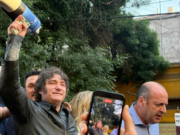 Javier Milei en Mendoza. Maru Mena / MDZ Javier Milei en Mendoza. Maru Mena / MDZ