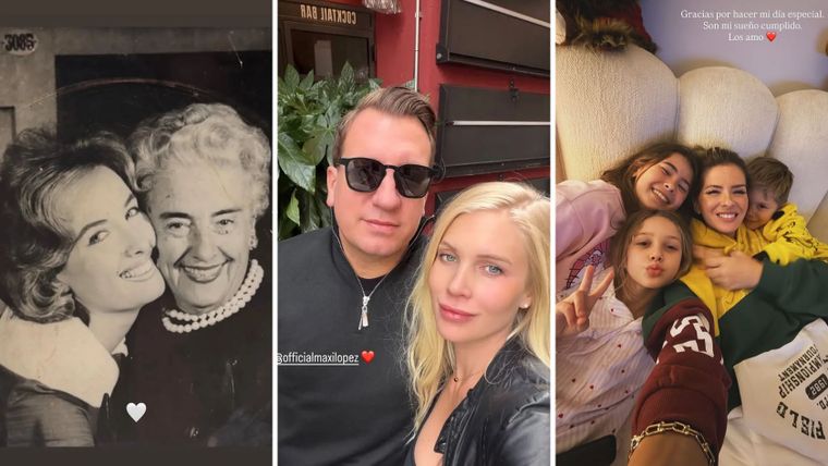La figuras del espectáculo sorprendieron con posteos. Créditos: Instagram