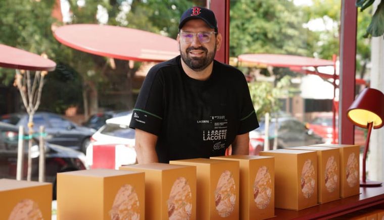 Damián Betular venderá huevos de chocolate.