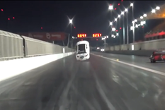 Tremendo accidente a toda velocidad