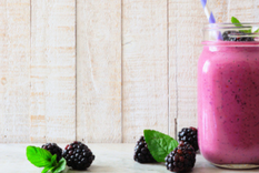 Batido de mora Foto: Shutterstock