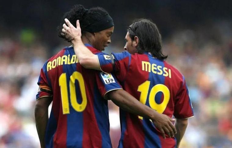 Dinho le expresó todo su apoyo al argentino, luego de las críticas por la conquista del premio The Best Foto: Foto: archivo